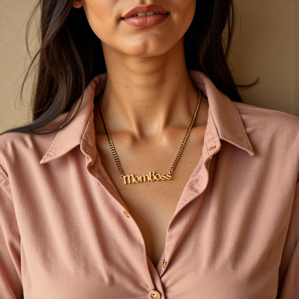 MomBoss Necklace – Ships free in time for Mother’s Day