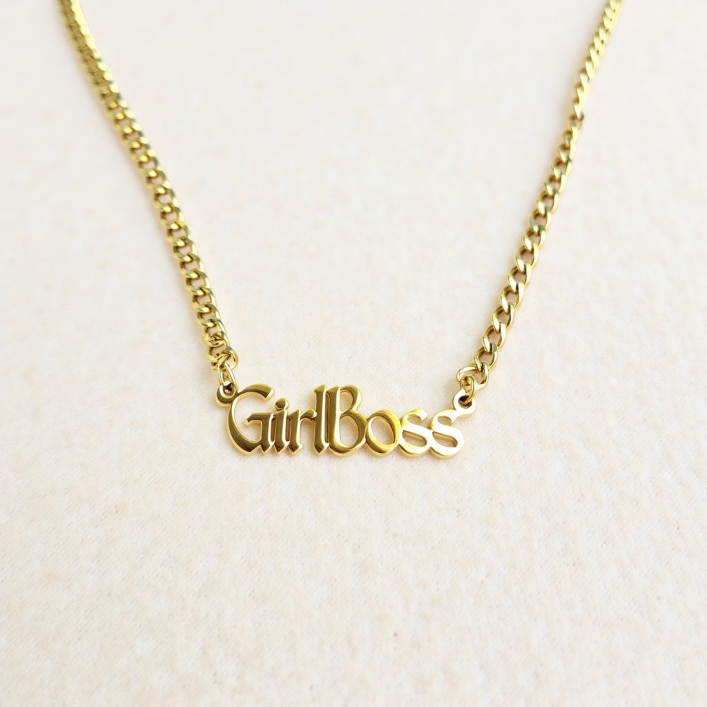 GirlBoss Necklace – Ships free in time for Mother’s Day