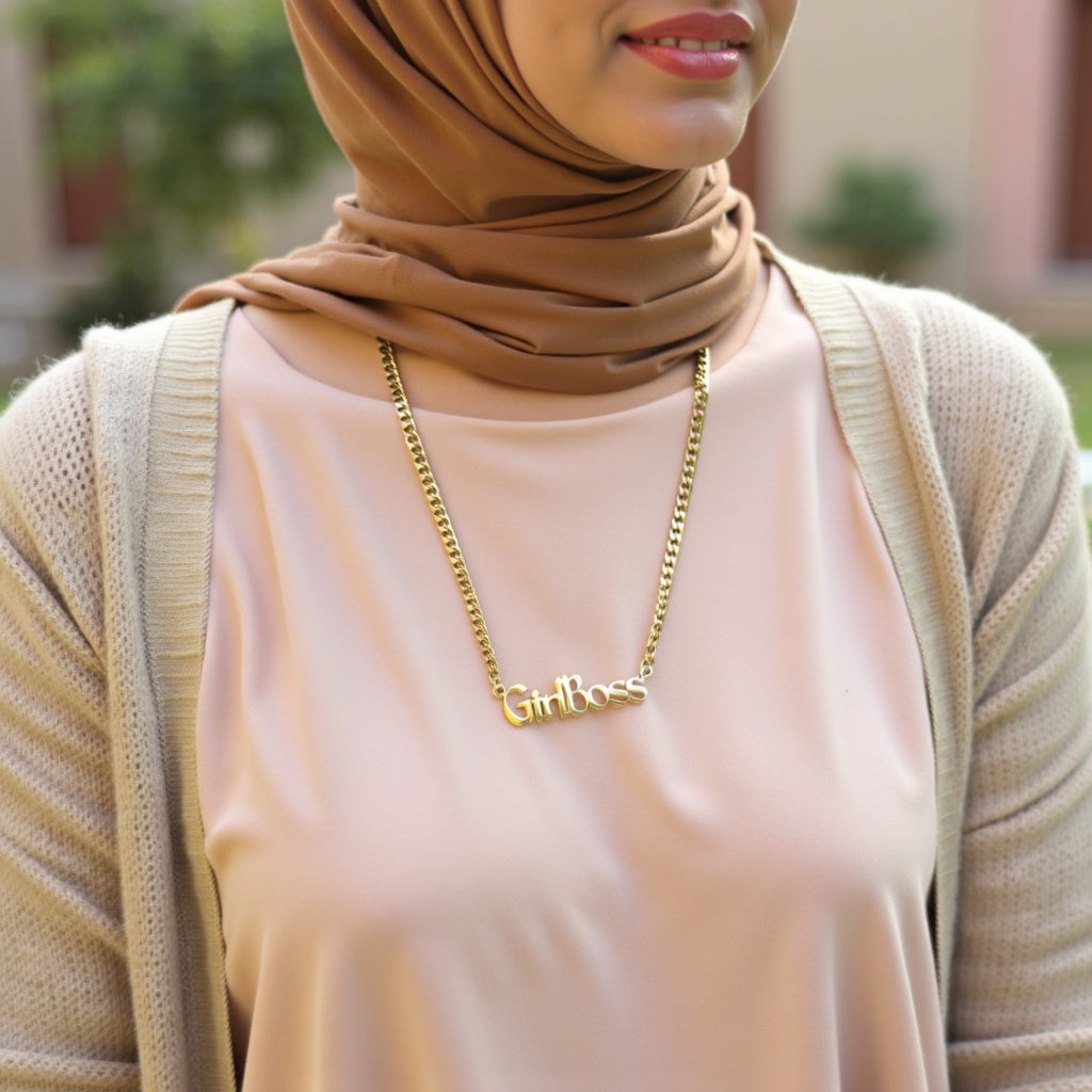 GirlBoss Necklace – Ships free in time for Mother’s Day