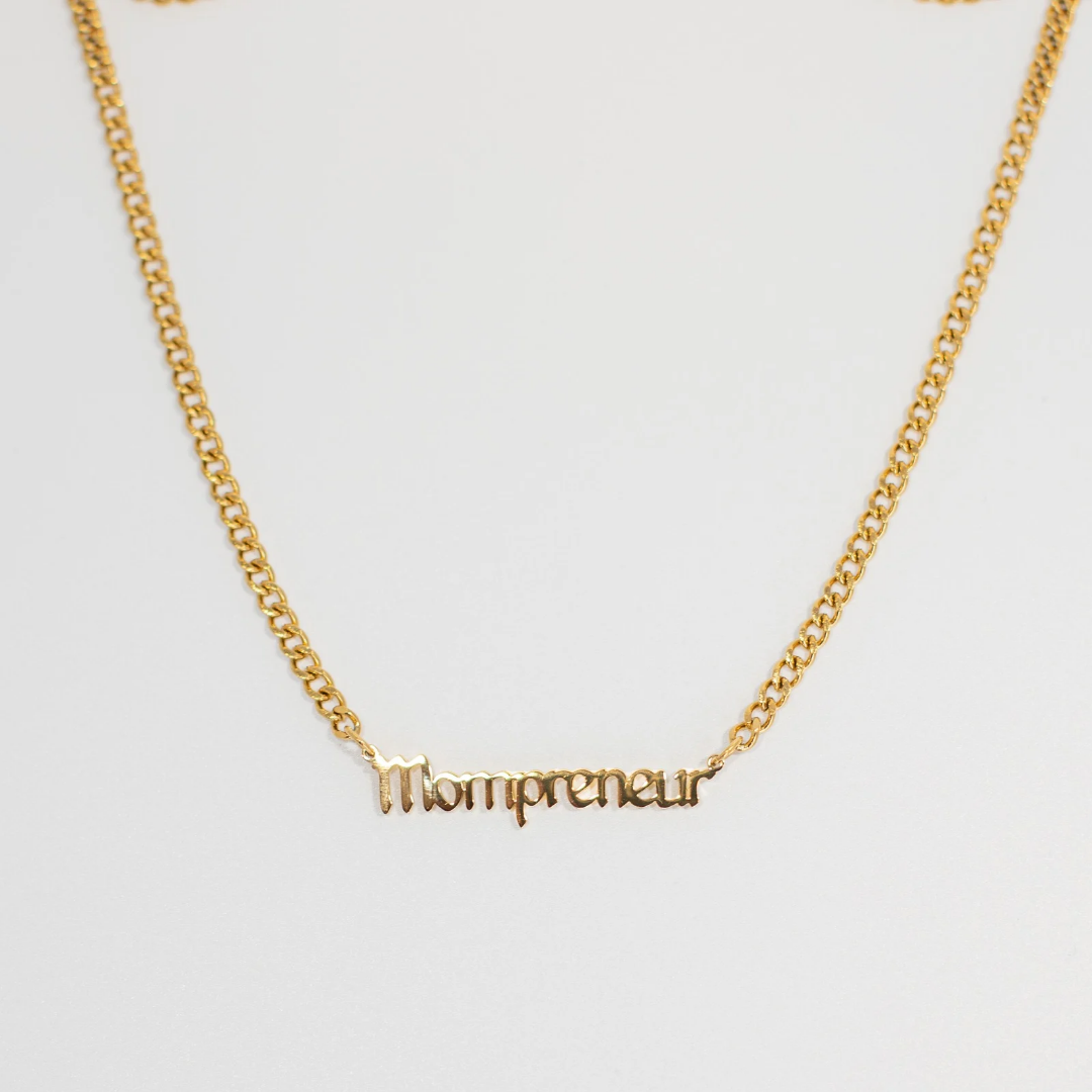 Mompreneur Necklace – Ships free in time for Mother’s Day