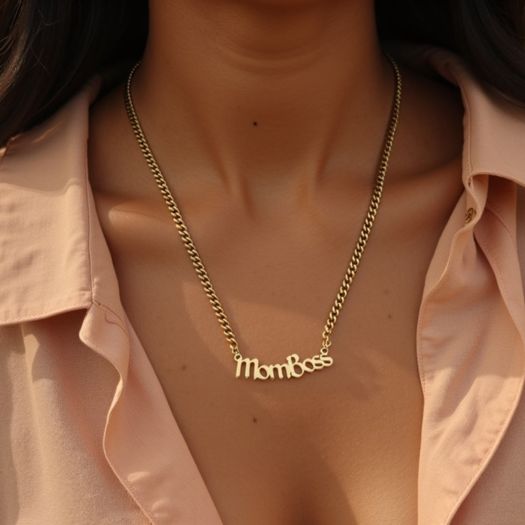 MomBoss Necklace – Ships free in time for Mother’s Day