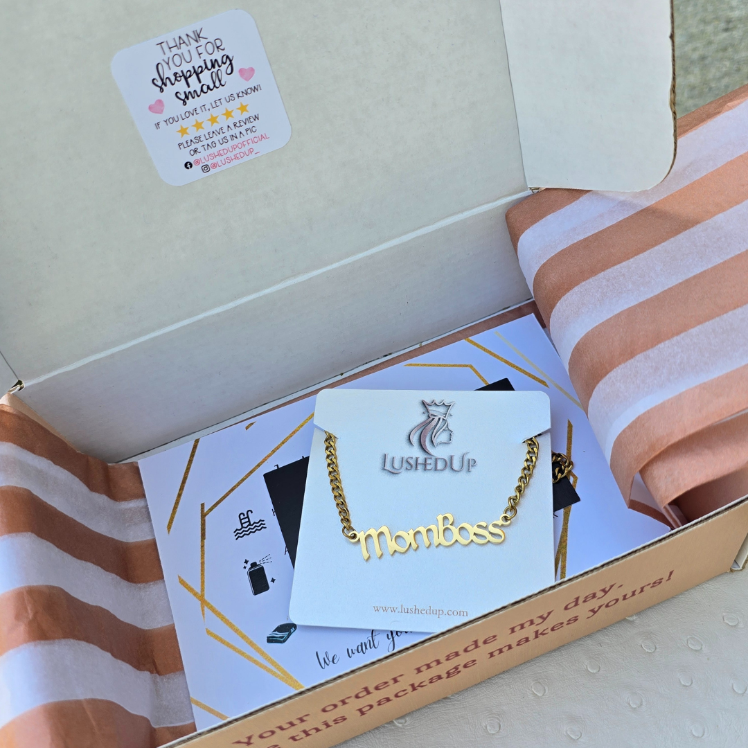 MomBoss Necklace – Ships free in time for Mother’s Day