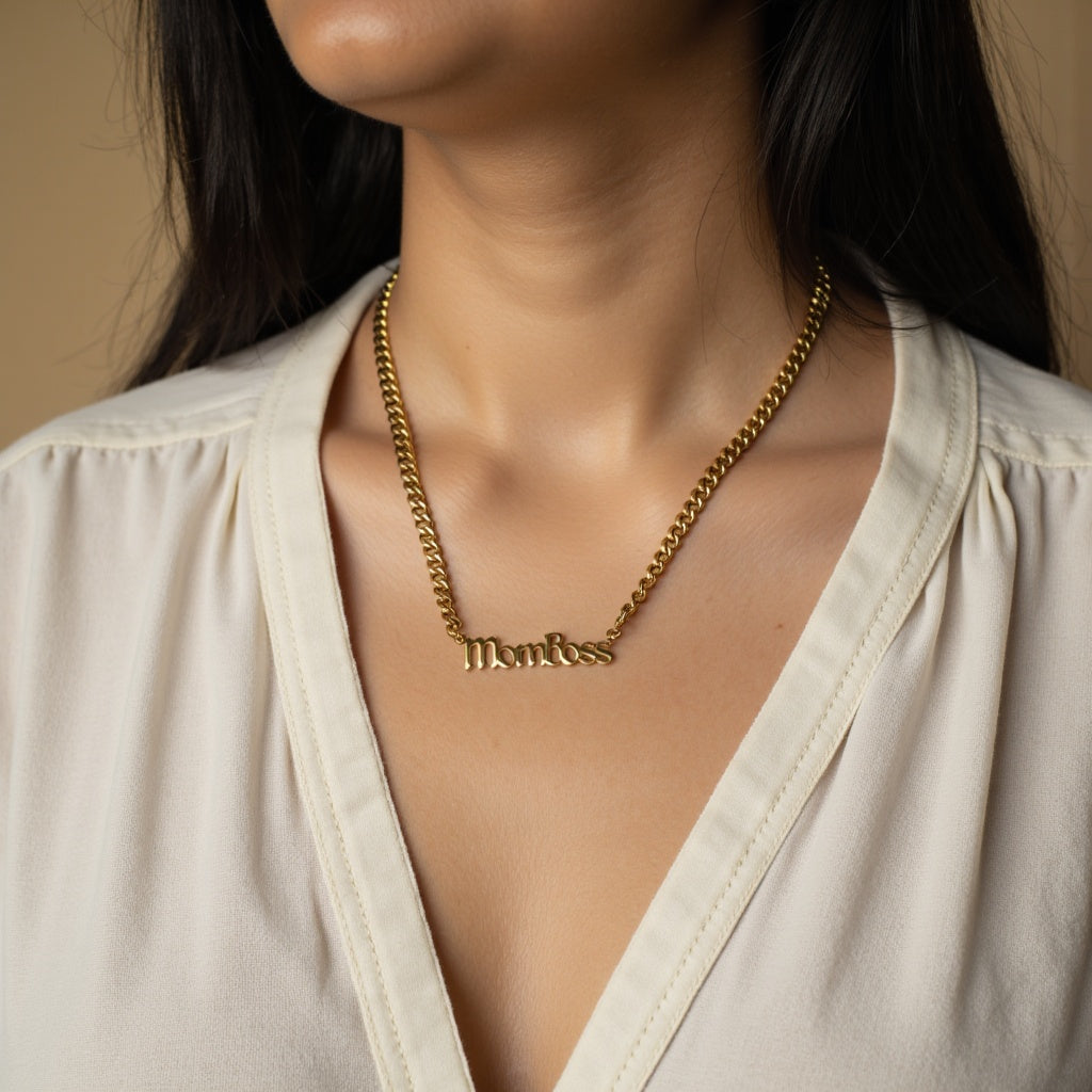 MomBoss Necklace – Ships free in time for Mother’s Day